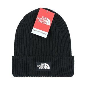 North Face Black Cap Cuffed Beanie Adult One Size Fits Most